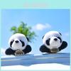 Süßer und entzückender 15 cm weißer Schaf-Plüschanhänger Panda-Brosche Spielzeug Schlüsselanhänger für eine fröhliche Atmosphäre
