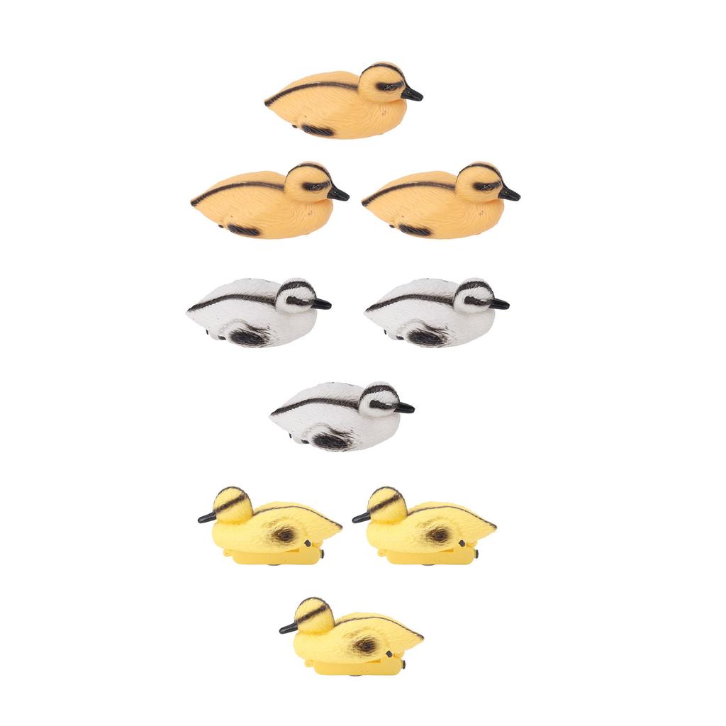 Entenküken Lockvogel Kunststoff Fischteich Ornament Schwimmende Ente Hohe Simulation Wasserdekoration Super Süß für Schwimmbad