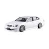 AOSHIMA Tuned Car Vertex JZS161 Aristo '00 (Toyota) 1/24 Scale Plastic Model White
