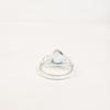 Sky Blue Topaz Gemstone 925 Sterling Silver Jewelry Handcrafted Engagement Ring RR-46-3