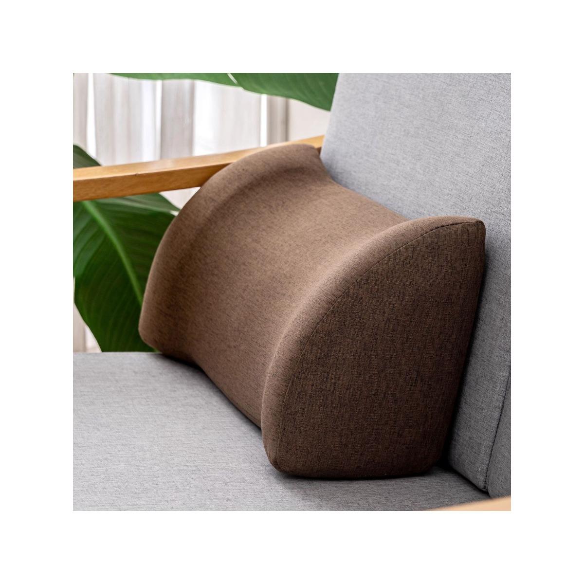 

Sofa And Bedroom Lumbar Support Cushions, Ergonomic Lumbar Pillows 45x28x19cm коричневый