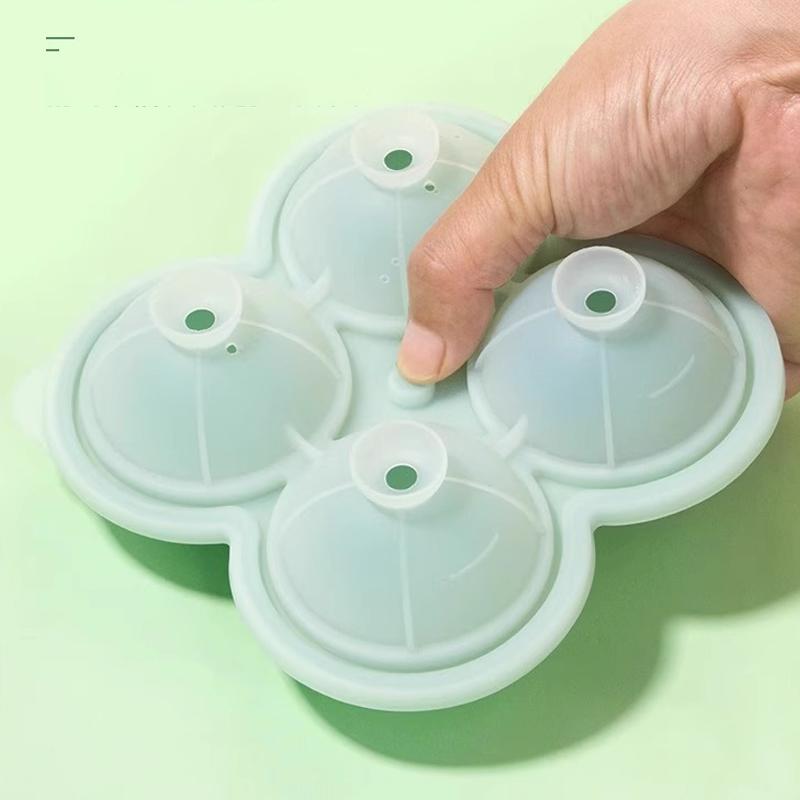 6.5cm Large ice ball mold Silicone Ice Cube Trays Easy-Release ice Cube Maker for Whiskey Cocktails Juice Kitchen Bar Tools Acce