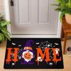Fun Halloween Cartoon Non-Slip Indoor Carpet Rug Door Mat - Pumpkin Ghost Witch Cat Festive Home Decoration Welcome Mat