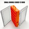 Double Sided Fishing Tackle Storage Box Plastic Fishing Tool Case Jigs Head Hook Storage Organizers Fishing Supply