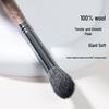 Flame Blending Brush - Fine Soft Bristles for Highlight, Contour, Blush - Single Pack