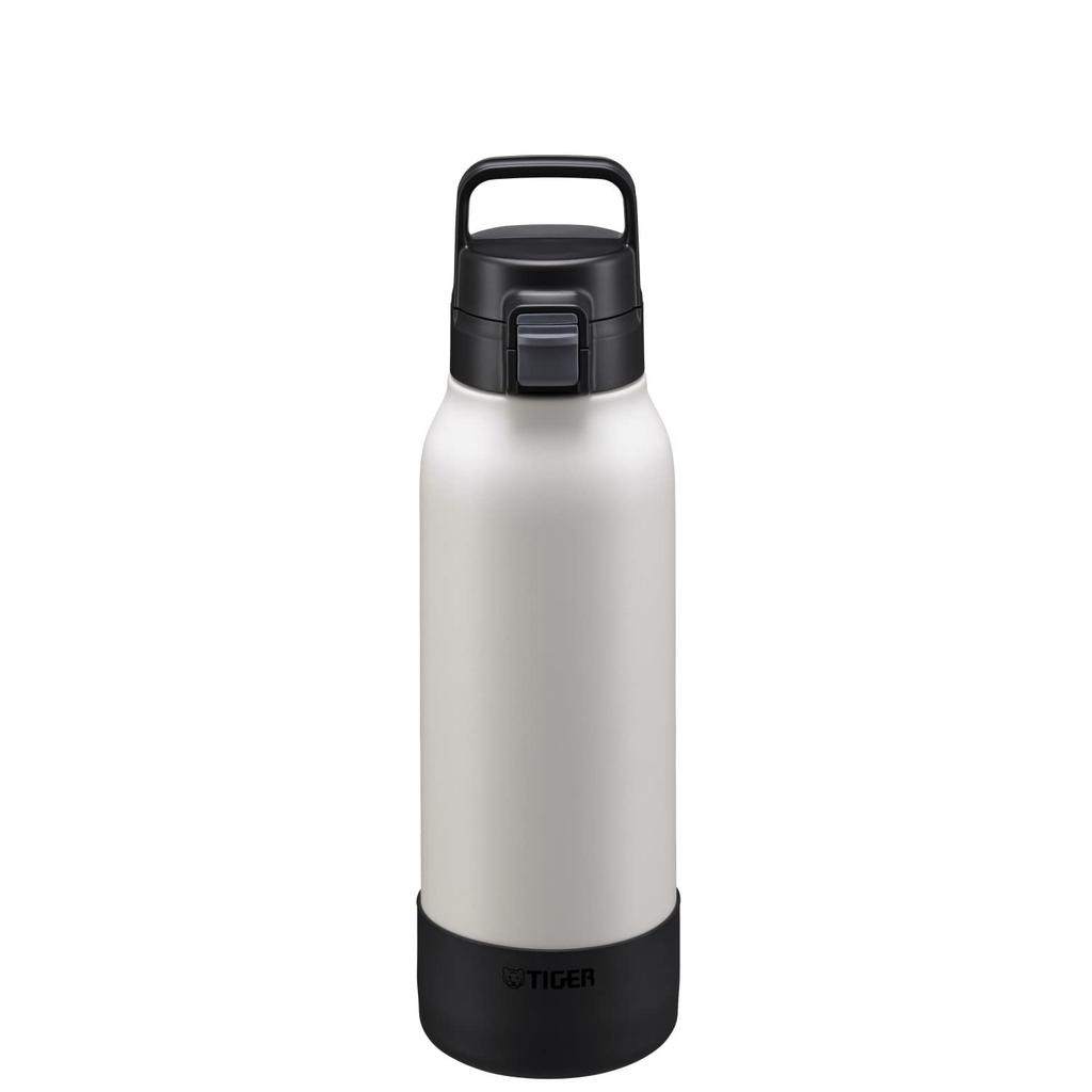 Tiger Corporation Water Bottle, 1.2 Liter, with Handle, Easy One-Hand Opening, One-Touch Vacuum Insulated Stainless Steel Bottle, Suitable for Sports