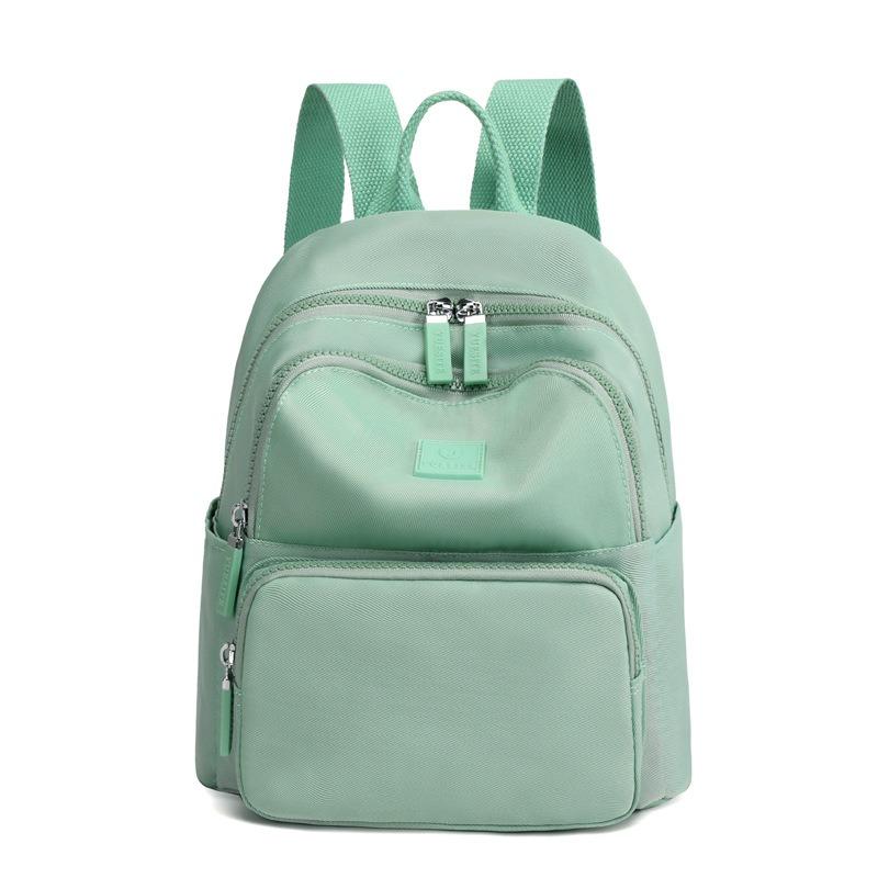 Women's Fashion Casual Solid Color Backpack, New Trend College Student Travel Large Capacity Small Backpack