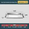 Zhaoran 304 Stainless Steel Rectangular Serving Tray