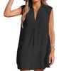 2025 Women's V-Neck Solid Color Beach Sun Protection Dress