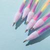 6Pcs/Set of Cute Kawaii Color DIY Ballpoint Pen Color Chalk Drawing Rainbow Gel Pen Graffiti Pen Children's Diary Decoration