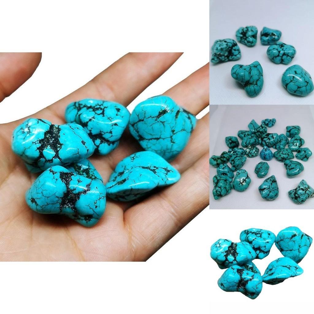 Distinctive Natural Turquoise Tumbled Crystals 2-3.5cm For Reiki And Healing