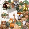 Jungle Wildlife Aluminum Foil Balloon, Cute Fox Hedgehog Bear Balloon Birthday Party Decoration, Forest Party, Children's Gift