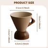 Cone Base Coffee Mug for Tea And Drinks, Porcelain Cup Office Home