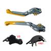 Verstellbarer Kupplungsbremshebel passend für YAMAHA XSR900 XSR900GP MT-09 24-25 Gold