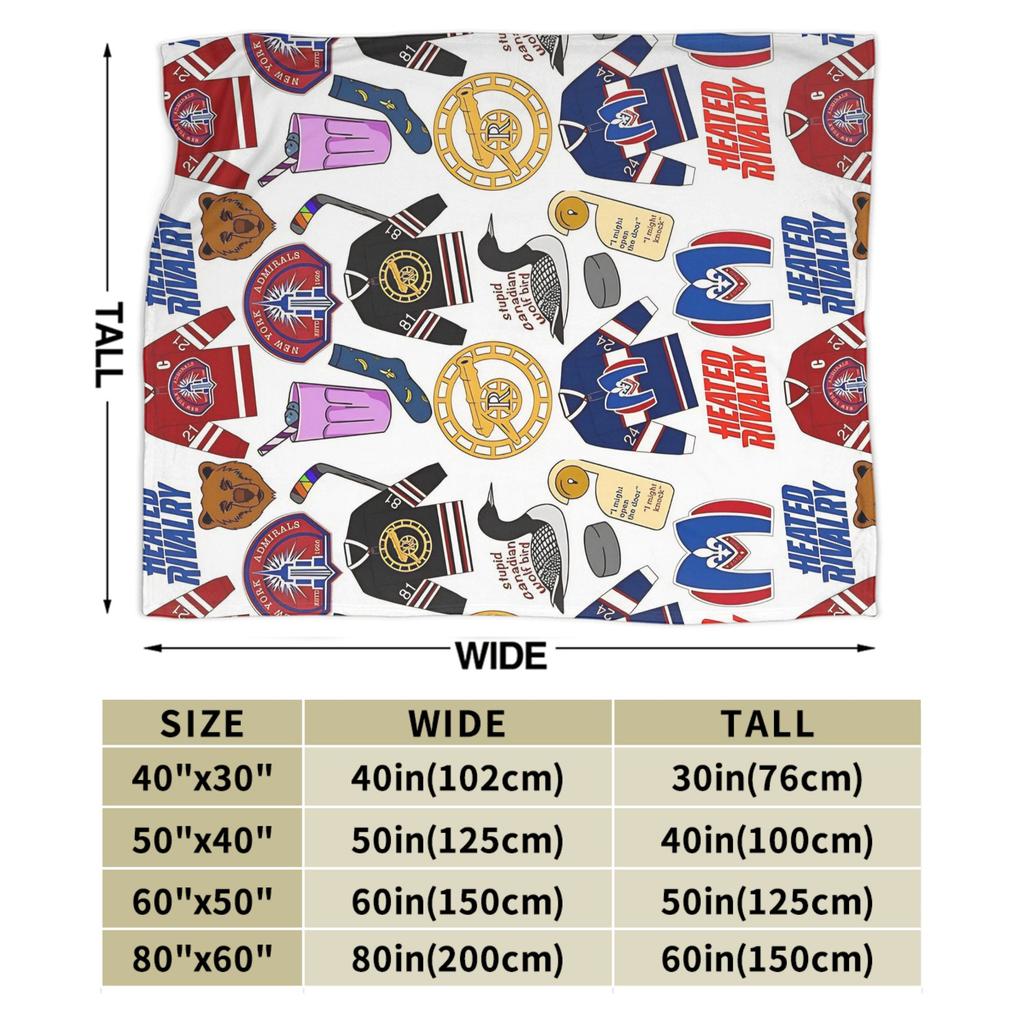 Heated Rivalry Game Changers Blankets TV show Wool Funny Soft Throw Blankets for Bedspread Decoration