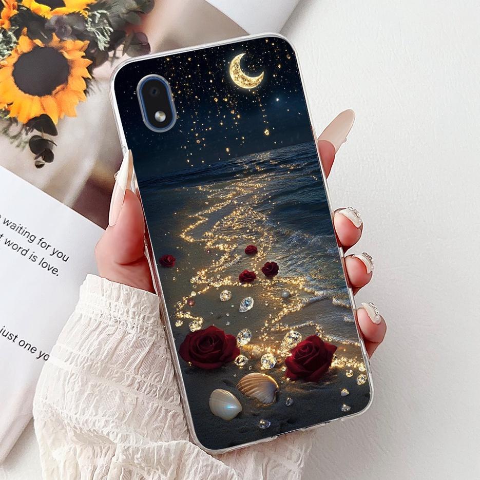 For Samsung Galaxy A01 Core Case SM-A013F Stylish Painted Cover Soft Slim Phone Case For Samsung A01 M 01 Galaxy M01 Core Fundas