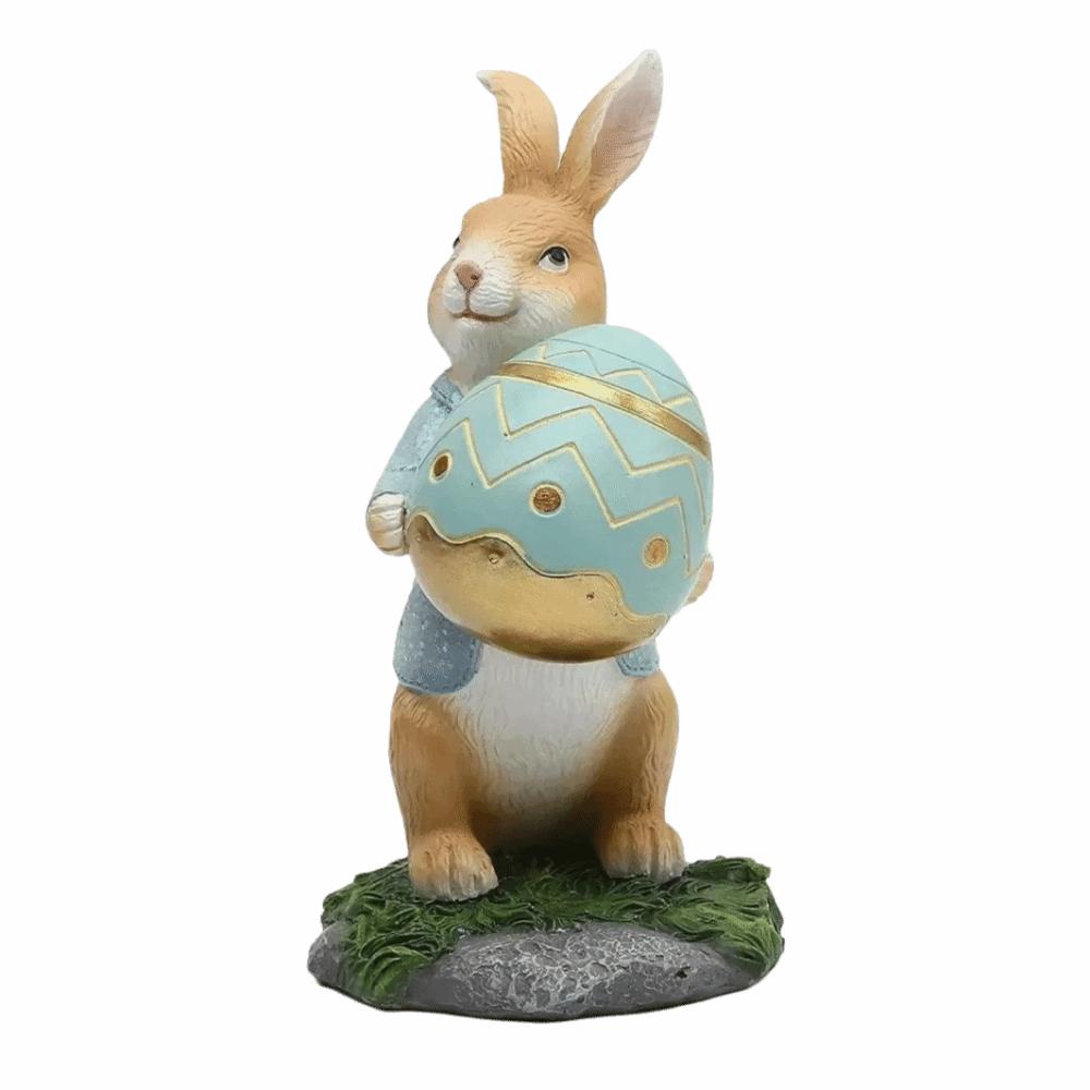 Resin Resin Rabbit Decoration Hand-Painted Easter Bunny Ornament  Party Decoration