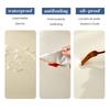 Waterproof seat covers for dining chairs Pu leather chair seat covers without back covers removable washable chair protector