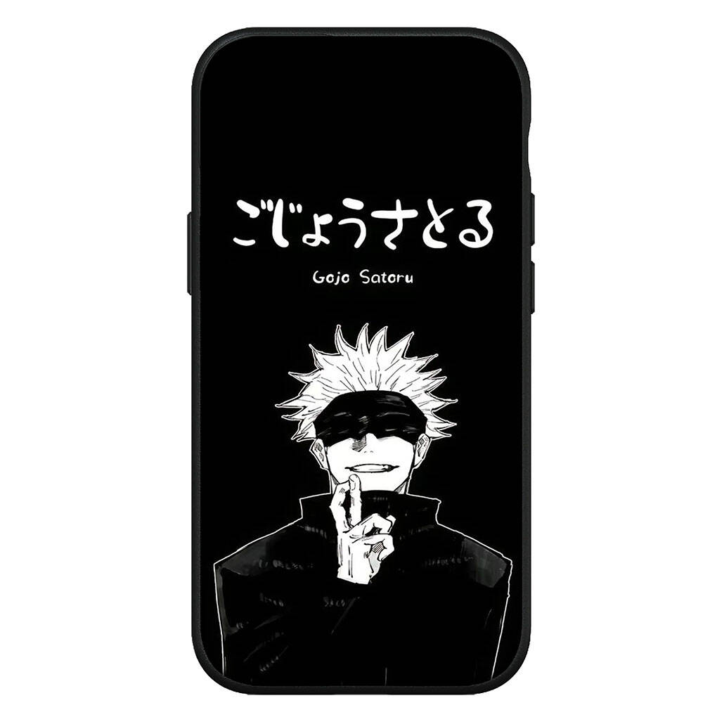 Cover for iPhone 17 16 15 Xiaomi Poco Redmi Note 14 13 12 Pro 16e Samsung Galaxy S25 S24 S23 OPPO Huawei Cartoon Jujutsu Gojo Satoru Kaisen Phone Case