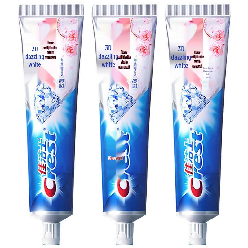 

Crest 3D White Rose Salt Toothpaste