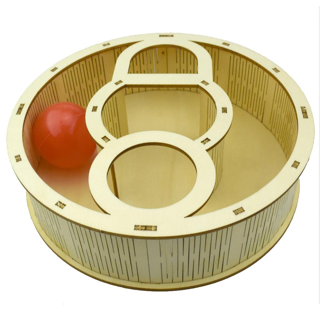Hamster Maze Wooden Tunnel Hideout Toys to Explore for Guinea Pig Chinchilla