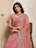 Saree Speciale da Matrimonio Premium in Chiffon Muschio NxC