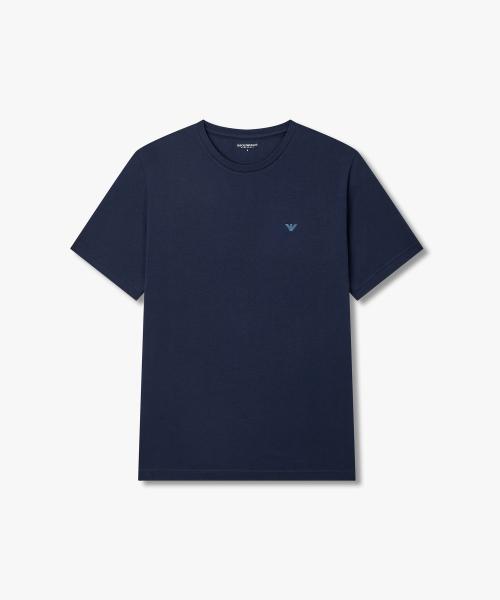 

[Emporio Armani Underwear] Men s Short Sleeve Stretch Lounge T-shirt 0816134024 [Shipped from Korea] 100% Authentic Navy - S