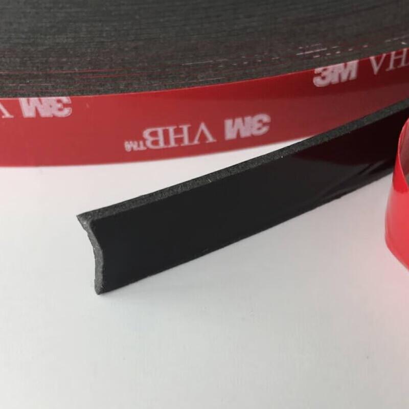 3M Double-Sided Tape, Strong Adhesive, Traceless, Black, Heat-Resistant, ETC Car Mount Bracket, 5952, 60MM*3M