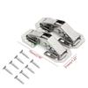 24TE 2Pcs Easy Mount 90 Degree Concealed Kitchen Cabinet Cupboard Sprung Door Hinges