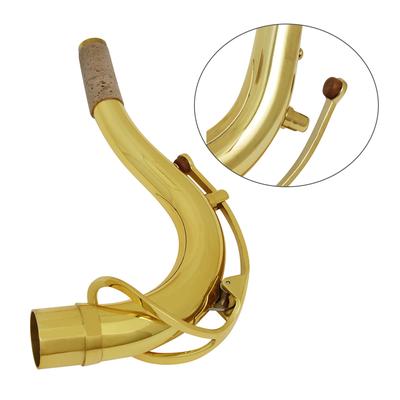 Brass Tenor Saxophone Sax Bend Neck 27.8mm Saxophone Accessores Parts Gold