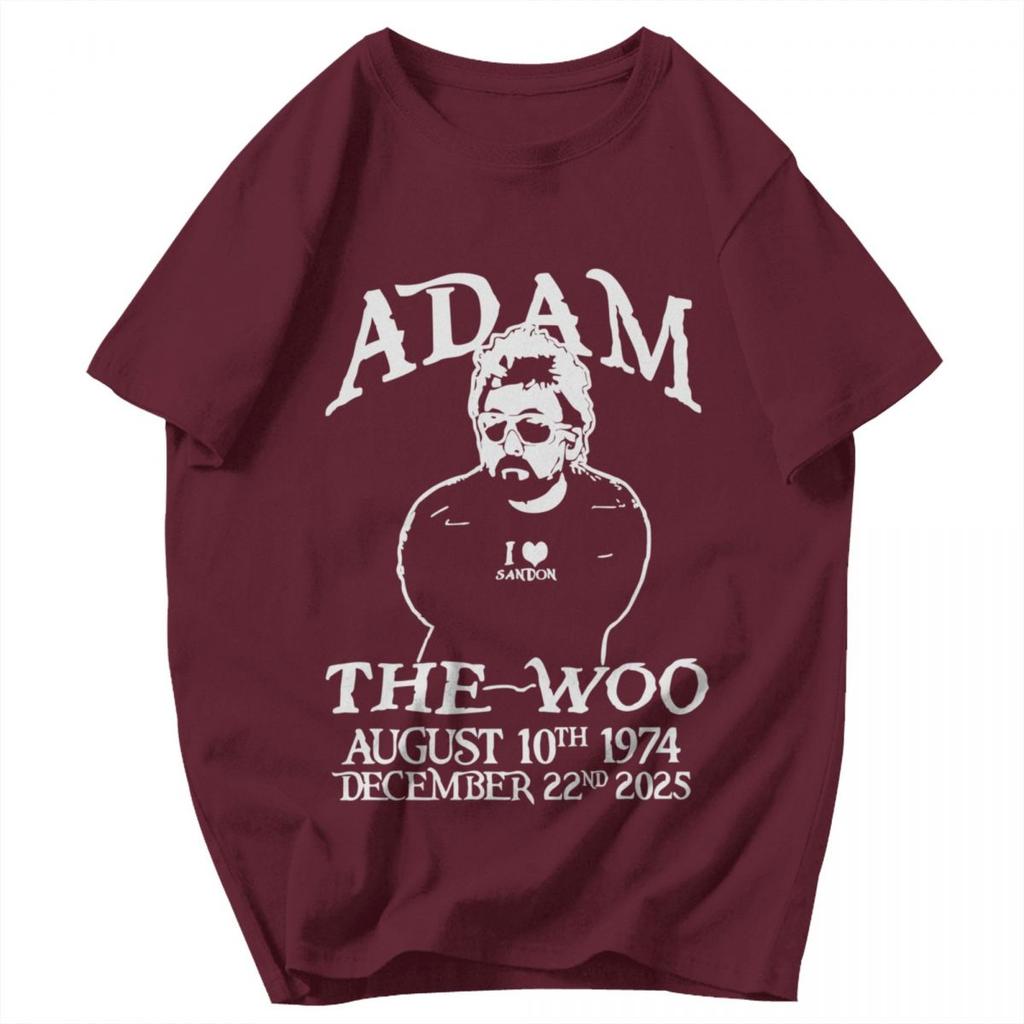 Men T Shirt Adam The Woo RIP Vintage Unique Y2K Graphic Anime Unisex Clothing T Shirts