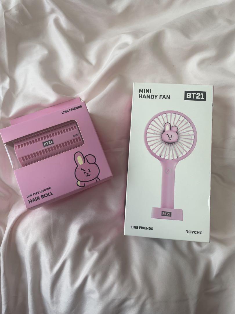 

[USED] BTS Jungkook electric fan, electric curler set