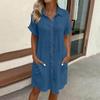 Women's Summer Loose Fit Short-sleeved Dress