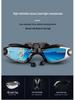 Youyou Anti-Fog HD Waterproof Swimming Goggles & Cap Set for Men and Women - Fashionable Adult Eye Protection.