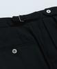 BELLIEF Wool Adjust Double Pleat Relaxed Trouser (Black)