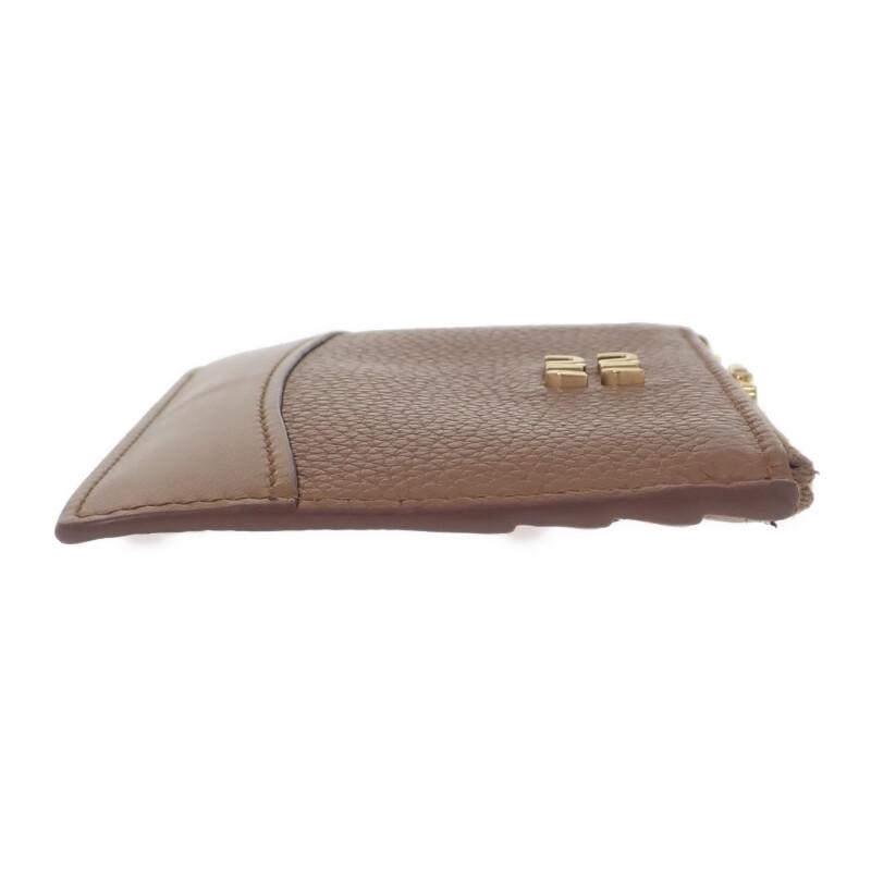 MIUMIU 5MC0932C3Y Card Case cognac/Brown Calfskin Women