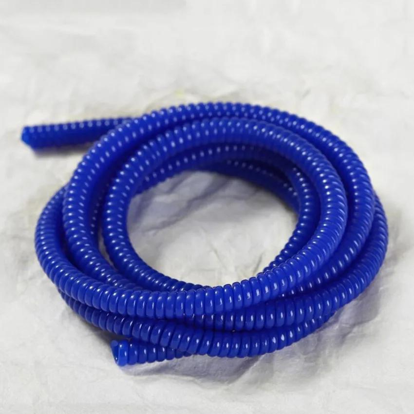 Color 60CM Solid Cable Hold Colorful TPU Spiral USB Charger Cable Cord Protector Wrap Cable Winder Home Organizer