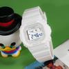 Casio Baby-G Classic Square Trendy Waterproof Student Lightweight Simple Youth White Quartz Movement Resin Strap Women watches BGD-565-7PR