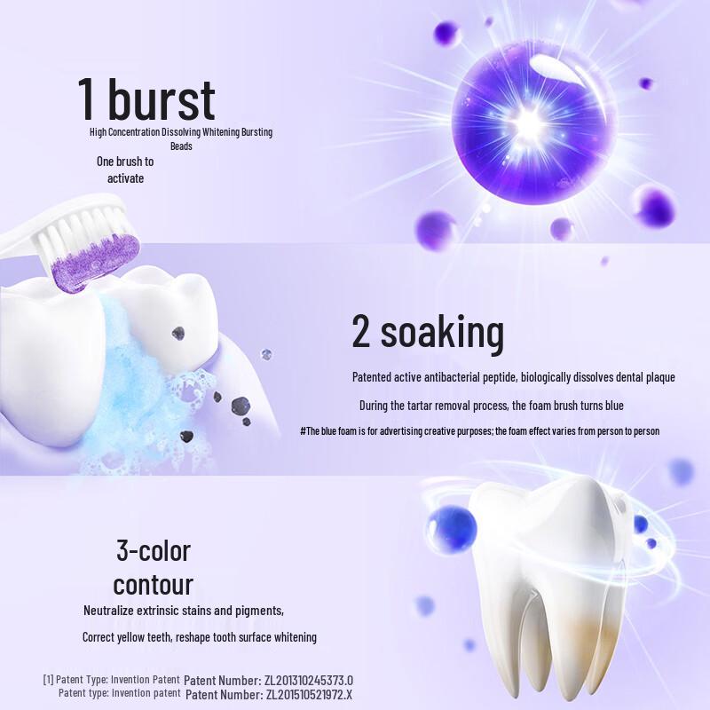 BOP Color Correcting Whitening Toothpaste Triple Pack