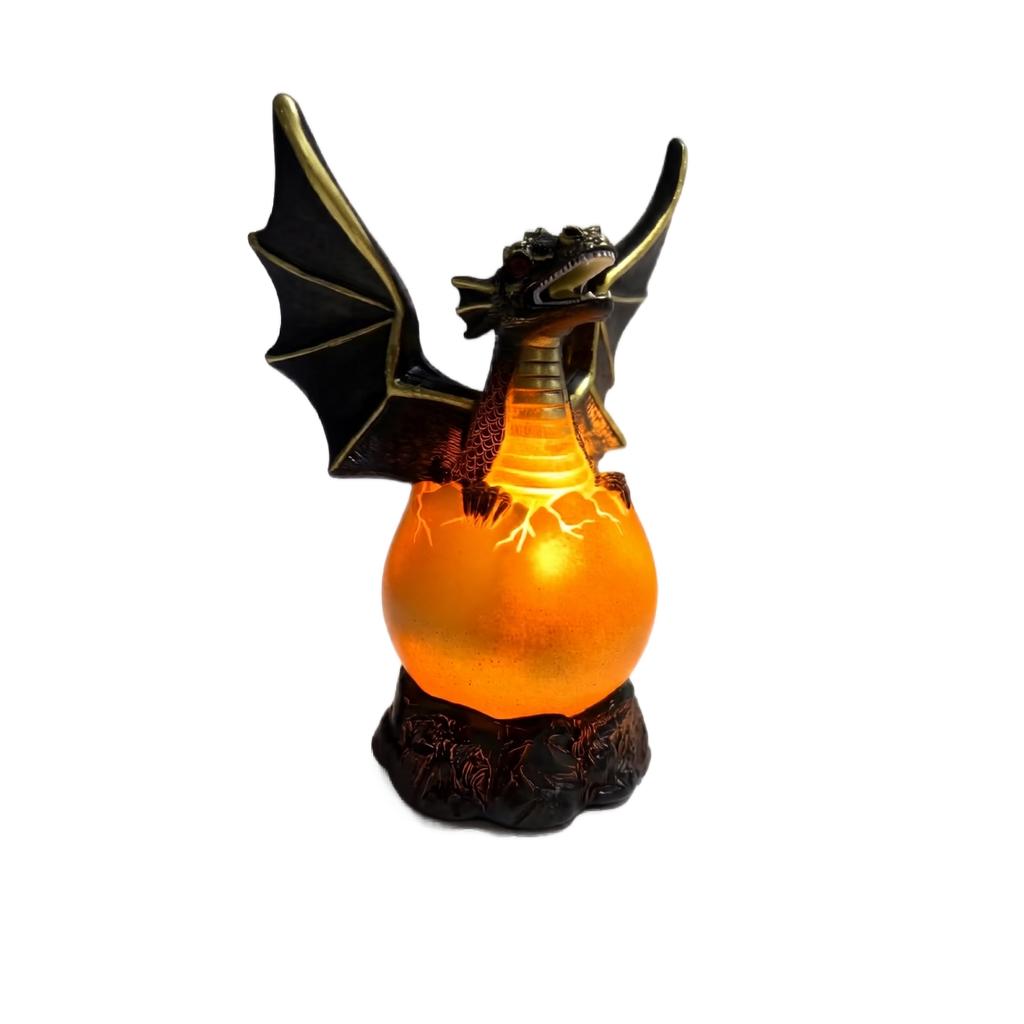 Night Light with LED - Theme , Dark Brown Decorative Sculpture