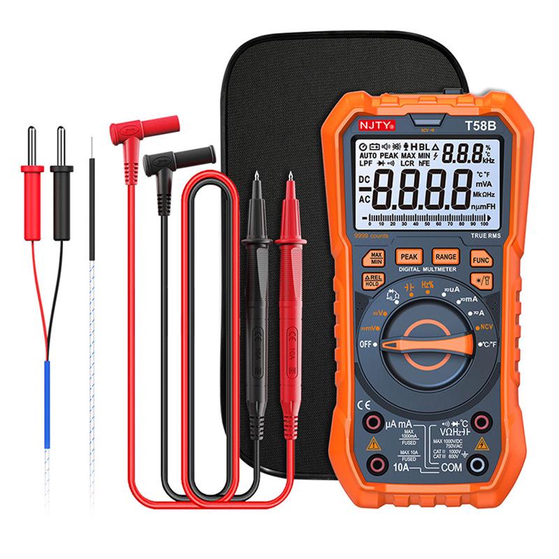 High-Precision Smart Digital Multimeter: Automatic, Anti-Burn, Ideal for Electricians.