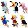 New Cross-border Bird Animal Hand Puppet Large Beak Parrot Toy For Soothing Kids Wholesale Eagle Doll