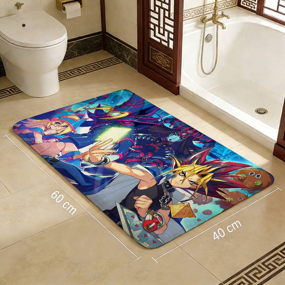 Amine Yu Gi Oh Bathroom Mat Kids Room Bedroom Decoration Balcony Anti-Slip Doormat Living Room Welcome Rug