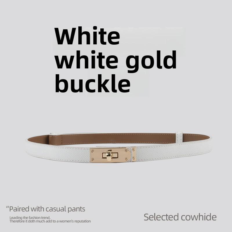 

Жіночий модний ремінь з вишуканої шкіри - високоякісна коров яча шкіра, універсальна прикраса для талії суконь