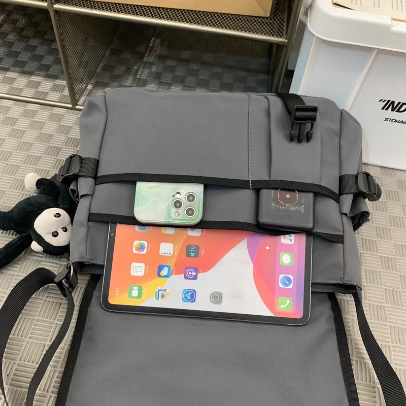 Men's Shoulder Bag Campus Student Classes Bag Women Large Capacity Crossbody Bag