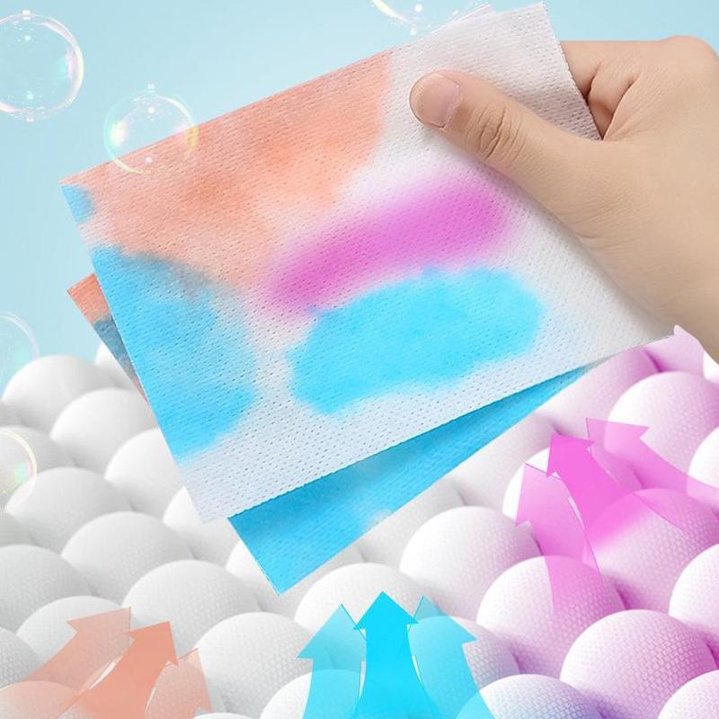50/100/200PCS Laundry Color Absorbing Paper Anti-dyeing Laundry Tablets for Washing Machine Clean Clothes Color Catcher Sheets