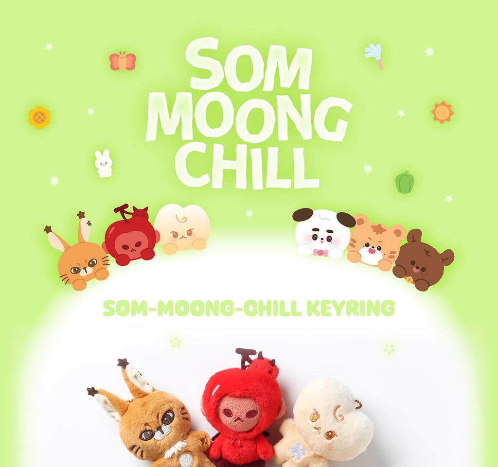 (SOM-MOONG-CHILL Nøkkelring) NCT 127 Karakter [SOM-MOONG-CHILL] MD