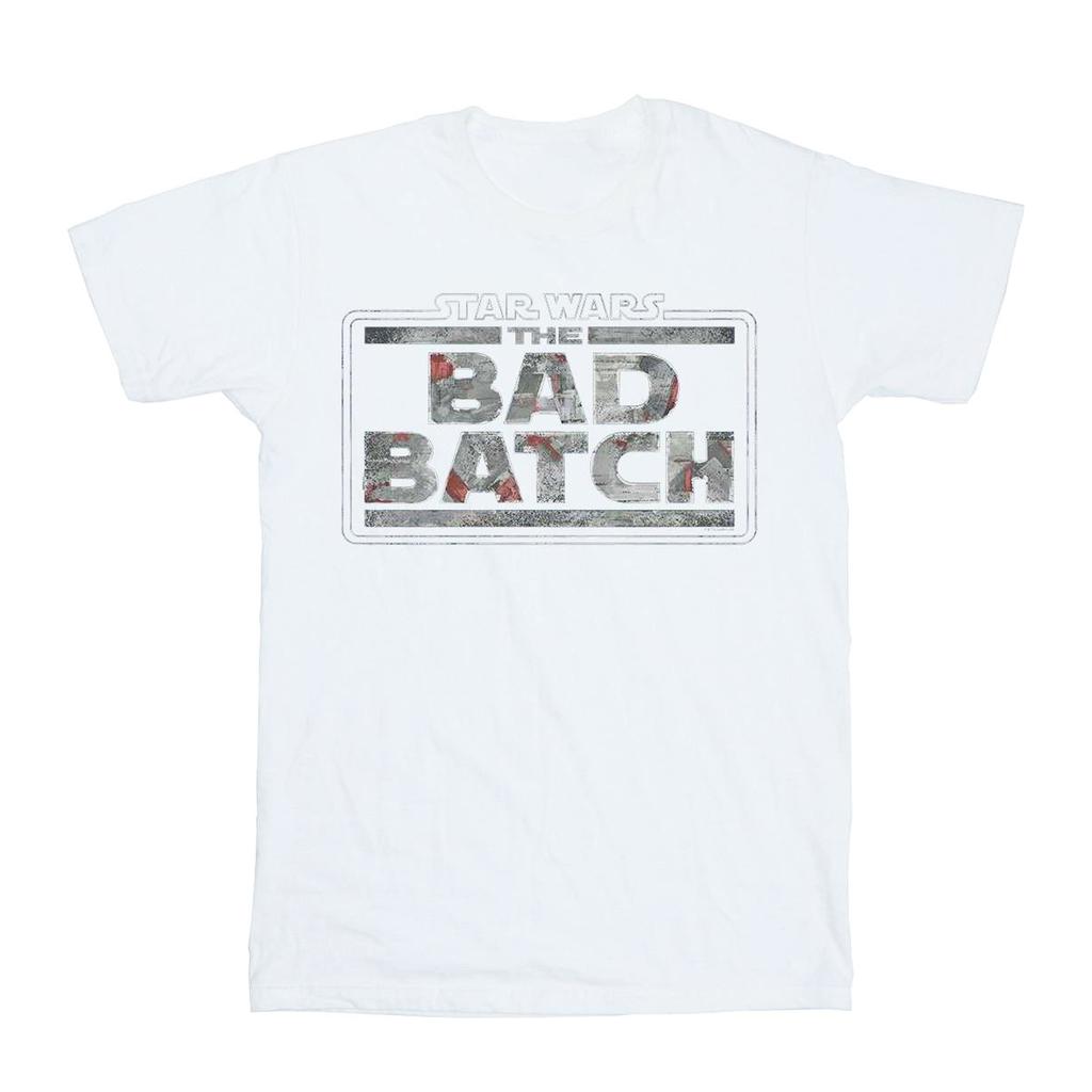 Star Wars Womens/Ladies The Bad Batch Texture Logo Cotton Boyfriend T-Shirt
