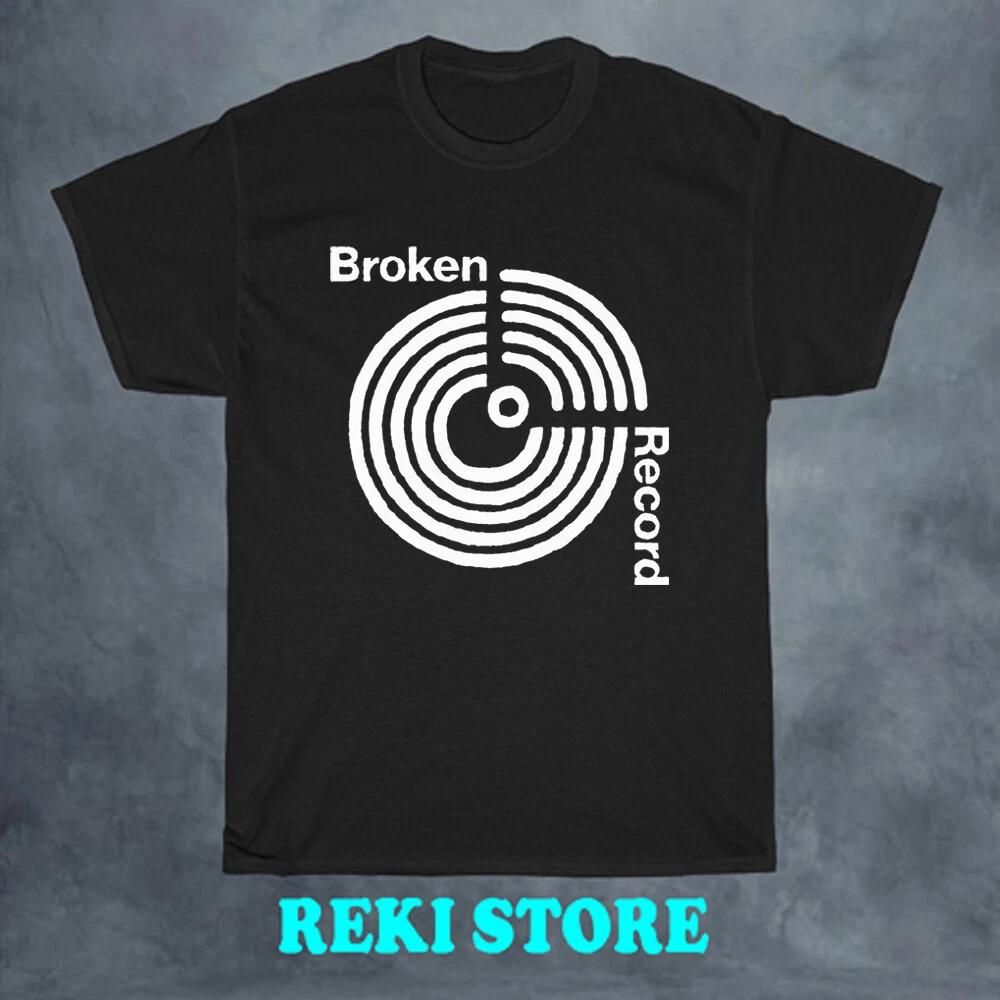 Broken Record Men s Black Size S-5XL L