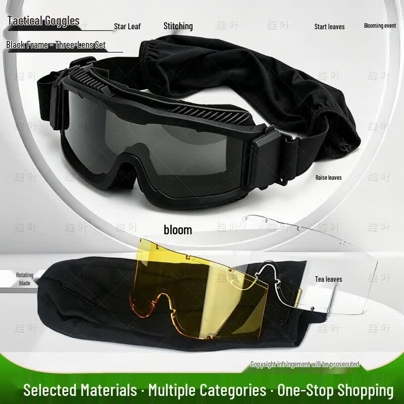 Zhan Ye Tactical Goggles & Utility Ties